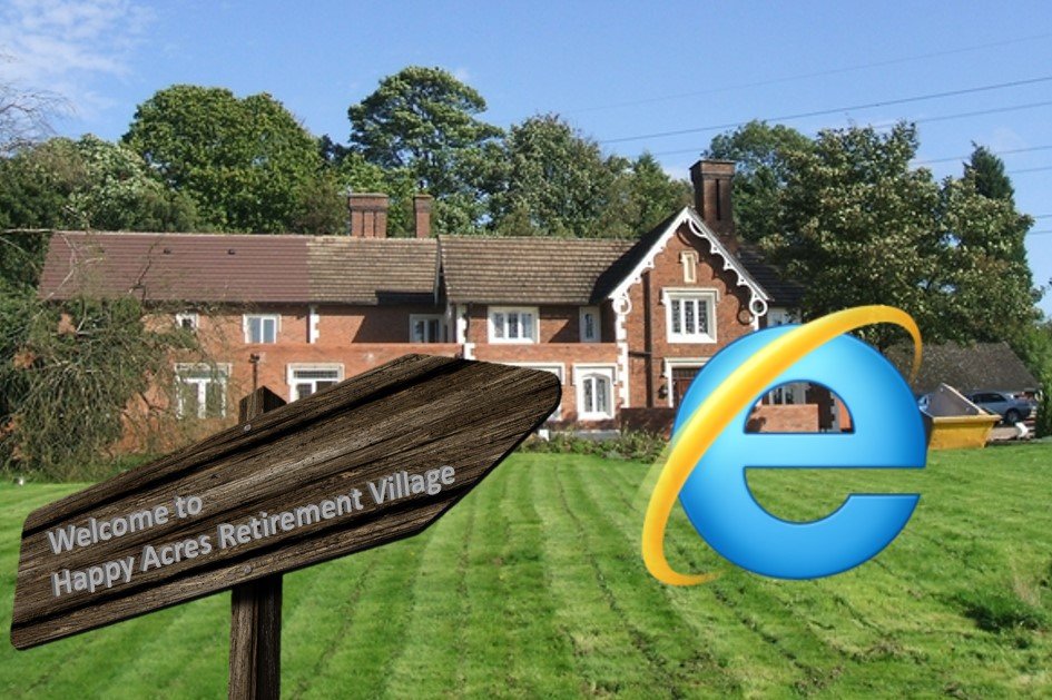 Happy Retirement Internet Explorer